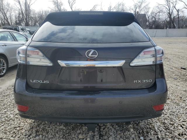 2T2BK1BA3AC040414 - 2010 LEXUS RX 350 BLACK photo 6