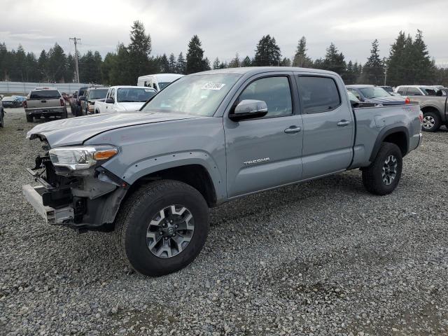 3TMDZ5BN9MM112974 - 2021 TOYOTA TACOMA DOUBLE CAB GRAY photo 1