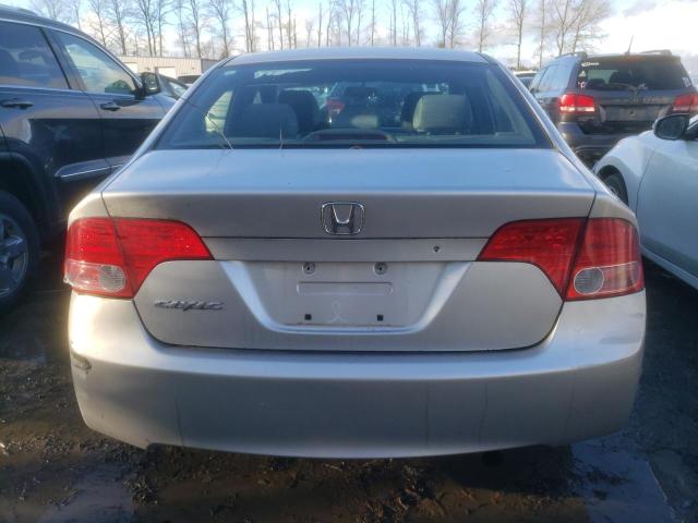 2HGFA16316H001307 - 2006 HONDA CIVIC DX VP SILVER photo 6
