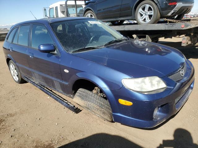 JM1BJ245X31156309 - 2003 MAZDA PROTEGE PR5 BLUE photo 4