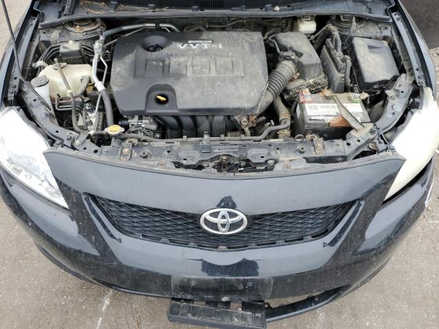 2T1BU4EE4AC356175 - 2010 TOYOTA COROLLA BASE BLACK photo 11