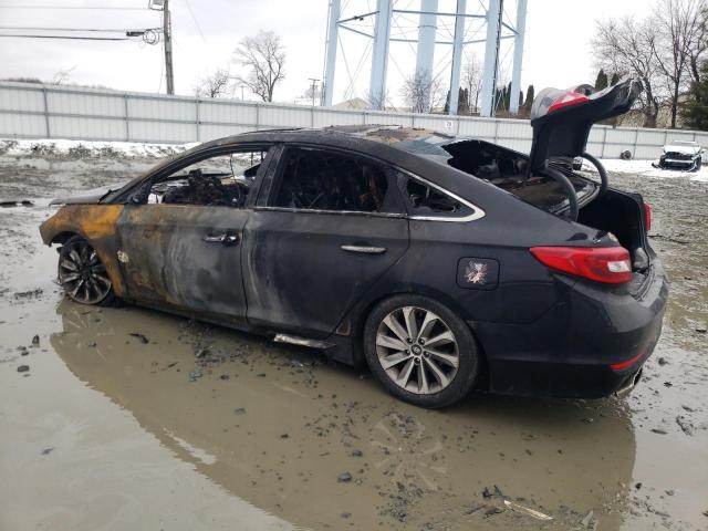 5NPE34AF7HH452470 - 2017 HYUNDAI SONATA SPORT BLACK photo 2