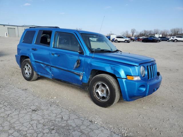 1J8FT28W88D795155 - 2008 JEEP PATRIOT SPORT BLUE photo 4