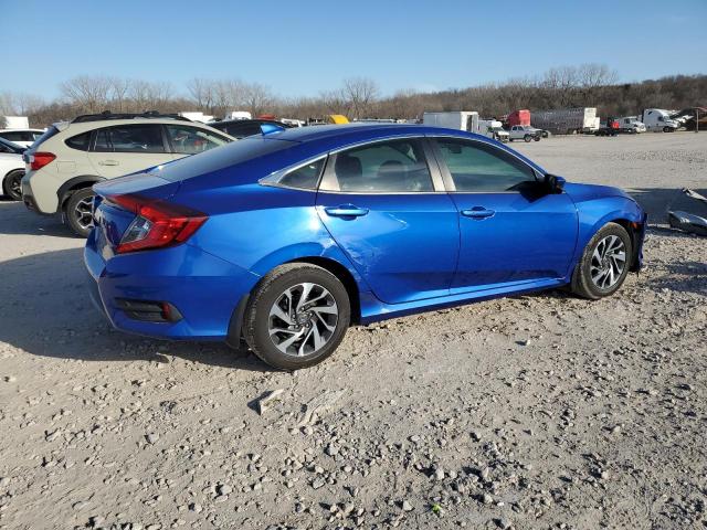 19XFC2F76JE039525 - 2018 HONDA CIVIC EX BLUE photo 3