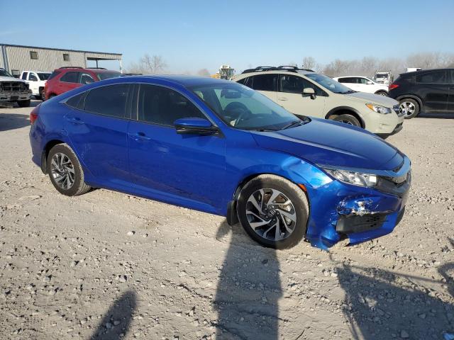 19XFC2F76JE039525 - 2018 HONDA CIVIC EX BLUE photo 4