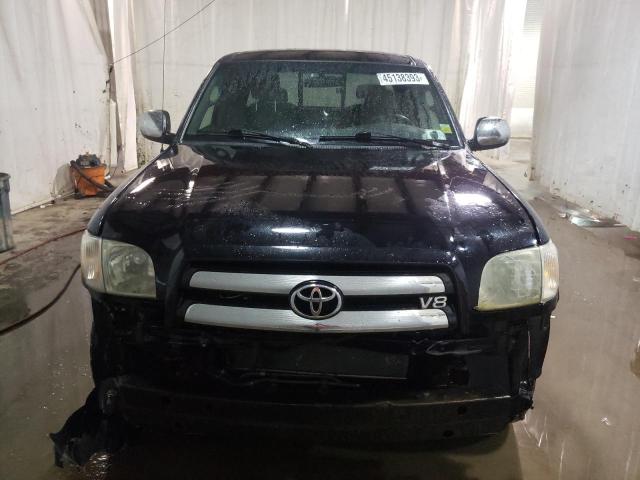 5TBBT441X6S480640 - 2006 TOYOTA TUNDRA ACCESS CAB SR5 BLACK photo 5