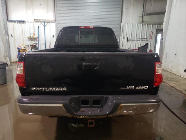 5TBBT441X6S480640 - 2006 TOYOTA TUNDRA ACCESS CAB SR5 BLACK photo 6