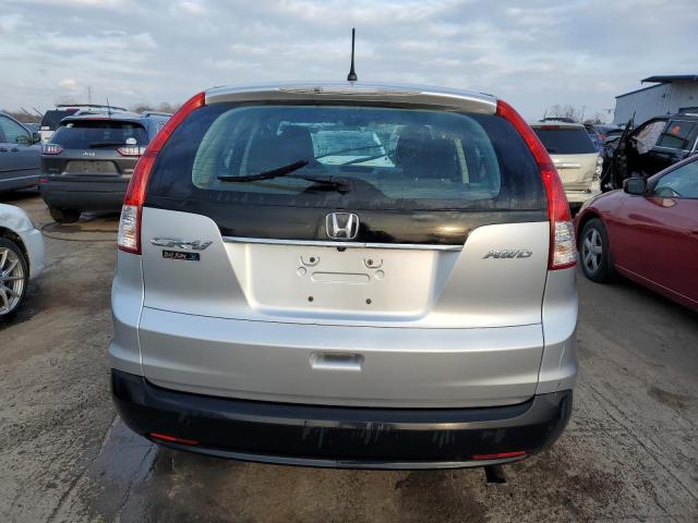 2HKRM4H37DH638949 - 2013 HONDA CR-V LX SILVER photo 6