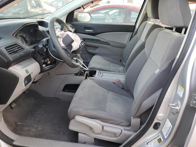 2HKRM4H37DH638949 - 2013 HONDA CR-V LX SILVER photo 7