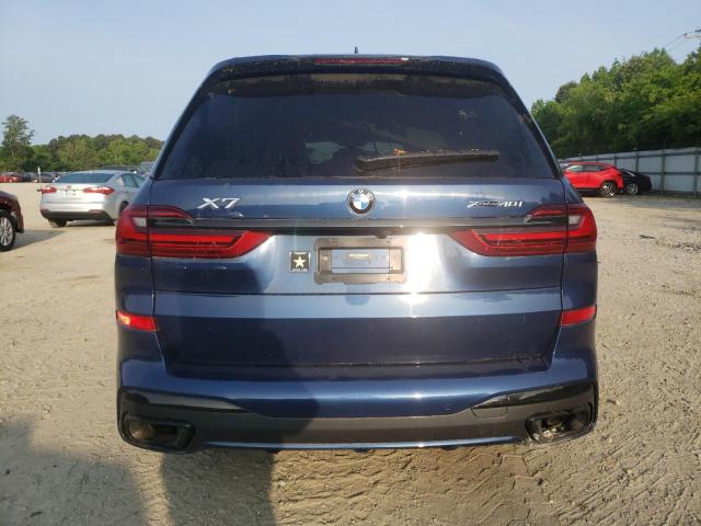 5UXCW2C08L9B61250 - 2020 BMW X7 XDRIVE40I BLUE photo 6