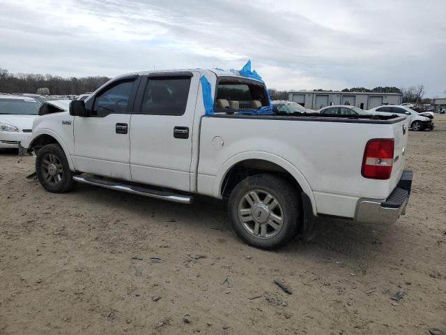 1FTPW12V87KD44637 - 2007 FORD F150 SUPERCREW WHITE photo 2