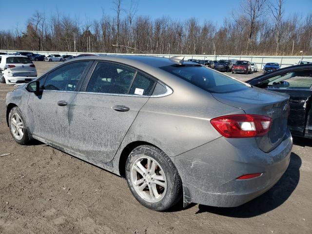 1G1BE5SM8H7199205 - 2017 CHEVROLET CRUZE LT GRAY photo 2