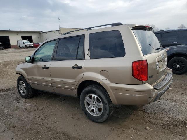 5FNYF18685B018321 - 2005 HONDA PILOT EXL GOLD photo 2