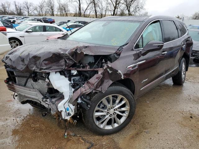 5GAEVCKW5NJ195297 - 2022 BUICK ENCLAVE AVENIR BURGUNDY photo 1