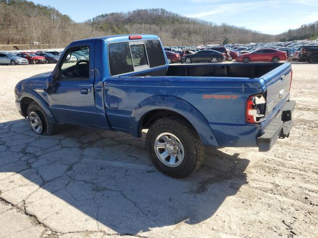 1FTYR10UX7PA08447 - 2007 FORD RANGER BLUE photo 2