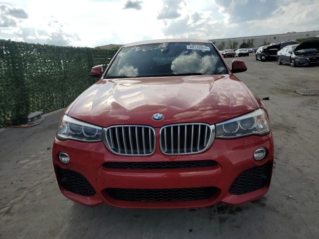 5UXXW3C57F0M87615 - 2015 BMW X4 XDRIVE28I RED photo 5