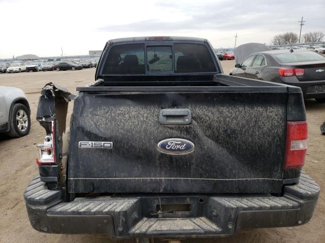 1FTPX04516KB40006 - 2006 FORD F150 BLACK photo 6