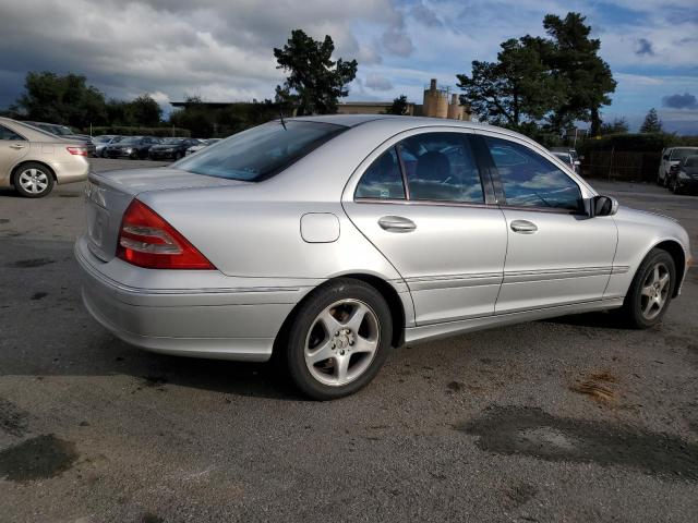 WDBRF61J11F037653 - 2001 MERCEDES-BENZ C 240 SILVER photo 3