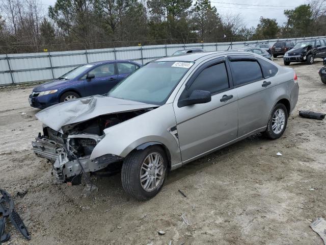 1FAHP35N08W137054 - 2008 FORD FOCUS SE GRAY photo 1