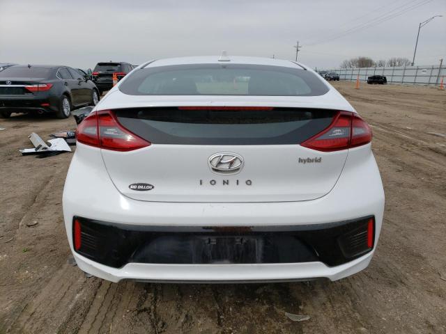 KMHC75LC5KU106723 - 2019 HYUNDAI IONIQ SEL WHITE photo 6