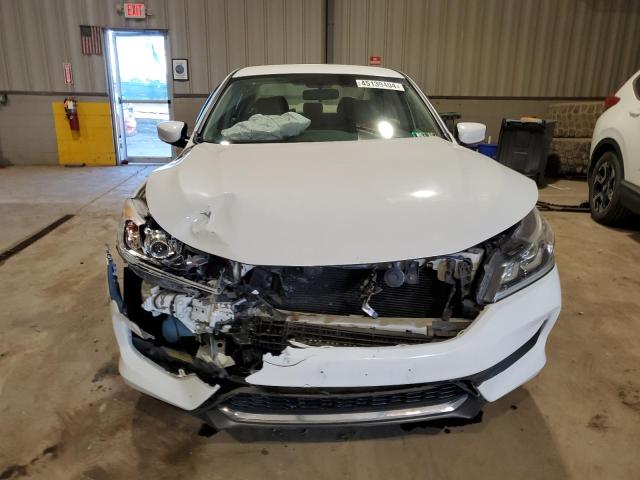 1HGCR2F39GA014050 - 2016 HONDA ACCORD LX WHITE photo 5