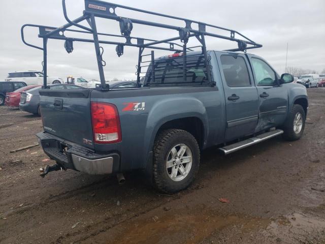 3GTP2VE75DG122883 - 2013 GMC SIERRA K1500 SLE BLUE photo 3