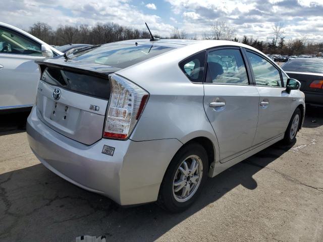 JTDKN3DU0B5335077 - 2011 TOYOTA PRIUS SILVER photo 3