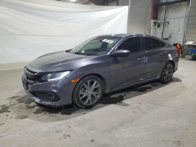 2HGFC2F83KH606788 - 2019 HONDA CIVIC SPORT GRAY photo 1