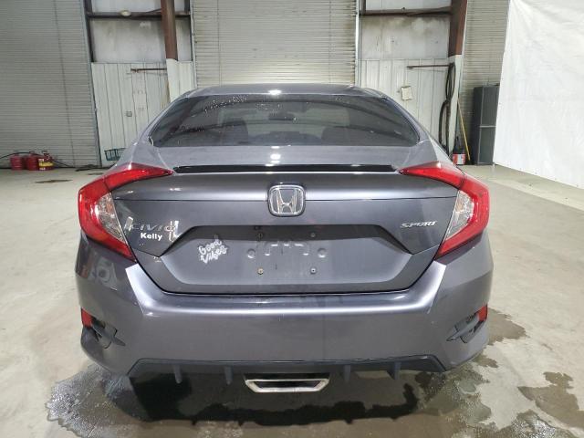 2HGFC2F83KH606788 - 2019 HONDA CIVIC SPORT GRAY photo 6