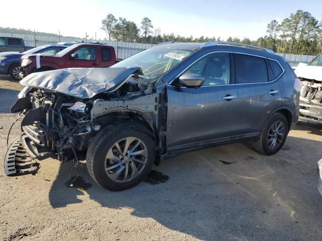 KNMAT2MT5GP725171 - 2016 NISSAN ROGUE S GRAY photo 1