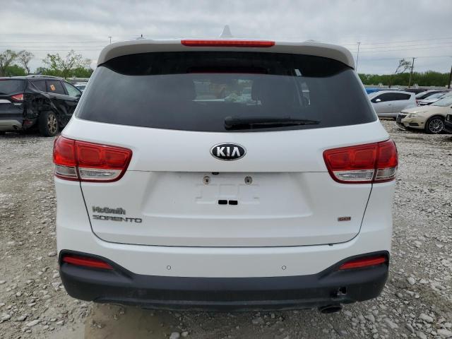 5XYPGDA36HG189852 - 2017 KIA SORENTO LX WHITE photo 6