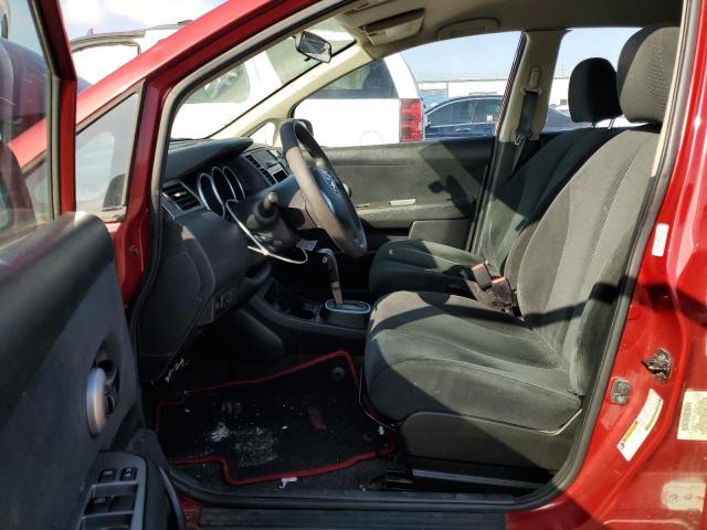 3N1BC1AP2BL378878 - 2011 NISSAN VERSA S RED photo 7