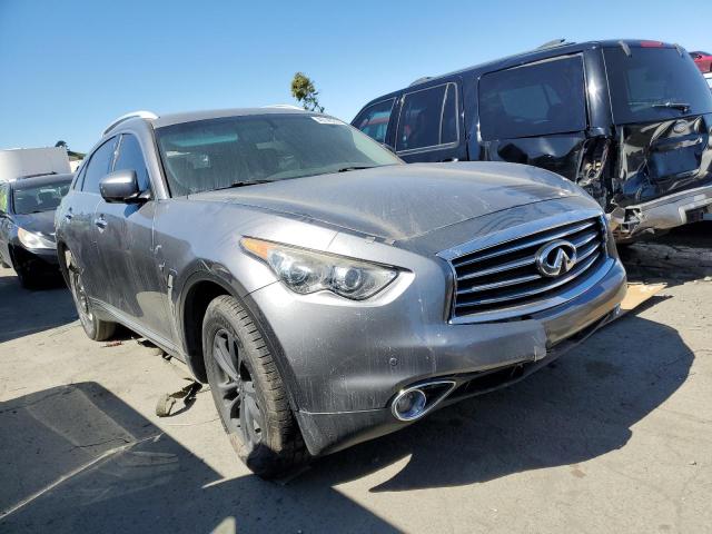 JN8CS1MU4FM381285 - 2015 INFINITI QX70 GRAY photo 4