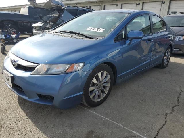 19XFA16999E001770 - 2009 HONDA CIVIC EXL BLUE photo 1