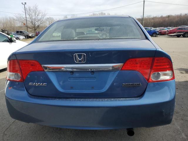 19XFA16999E001770 - 2009 HONDA CIVIC EXL BLUE photo 6