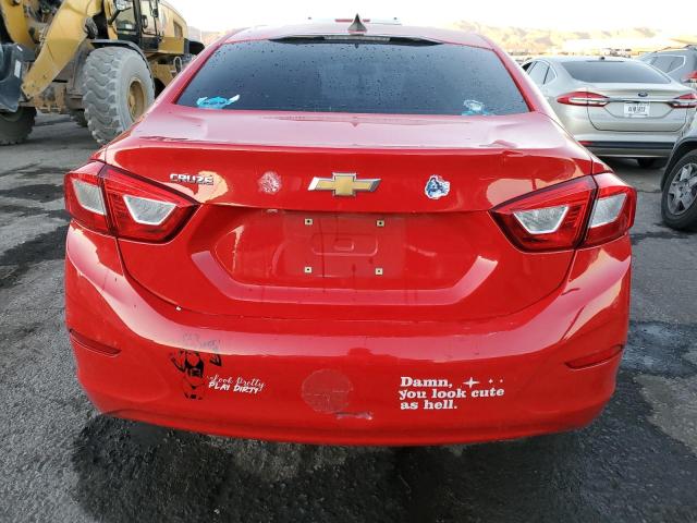 1G1BJ5SM5K7104702 - 2019 CHEVROLET CRUZE RED photo 6