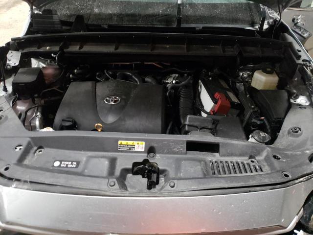 5TDGZRAH3NS554165 - 2022 TOYOTA HIGHLANDER XLE SILVER photo 12