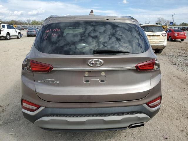 5NMS33AD7KH104006 - 2019 HYUNDAI SANTA FE SEL BROWN photo 6