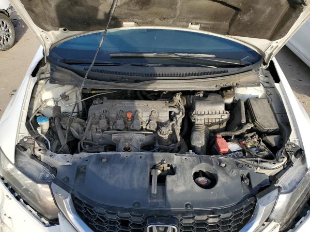 19XFB2F92DE005350 - 2013 HONDA CIVIC EXL თეთრი ფოტო 11