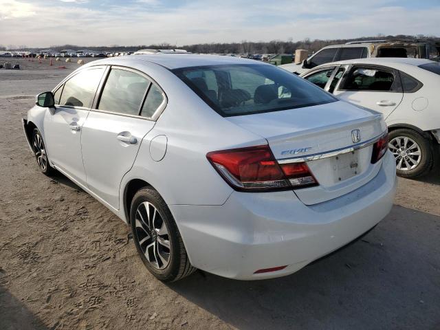 19XFB2F92DE005350 - 2013 HONDA CIVIC EXL თეთრი ფოტო 2