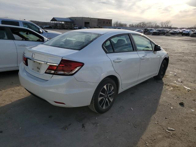 19XFB2F92DE005350 - 2013 HONDA CIVIC EXL თეთრი ფოტო 3