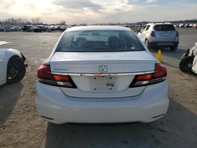 19XFB2F92DE005350 - 2013 HONDA CIVIC EXL თეთრი ფოტო 6