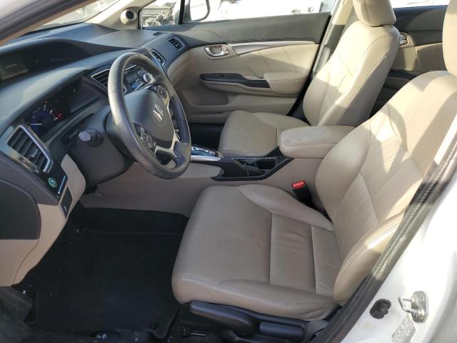 19XFB2F92DE005350 - 2013 HONDA CIVIC EXL თეთრი ფოტო 7