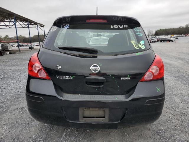 3N1BC1CP6CK250146 - 2012 NISSAN VERSA S BLACK photo 6