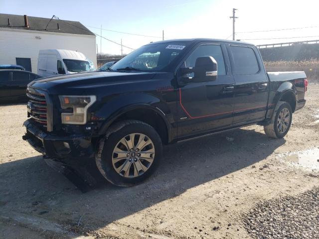 1FTEW1EG2HFA48530 - 2017 FORD F150 SUPERCREW BLACK photo 1