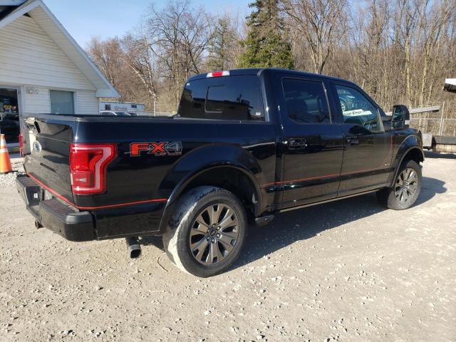 1FTEW1EG2HFA48530 - 2017 FORD F150 SUPERCREW BLACK photo 3