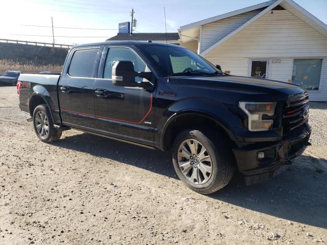 1FTEW1EG2HFA48530 - 2017 FORD F150 SUPERCREW BLACK photo 4