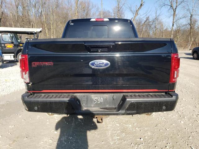 1FTEW1EG2HFA48530 - 2017 FORD F150 SUPERCREW BLACK photo 6