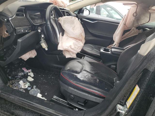 5YJSA1S16EFP56927 - 2014 TESLA MODEL S შავი ფოტო 7