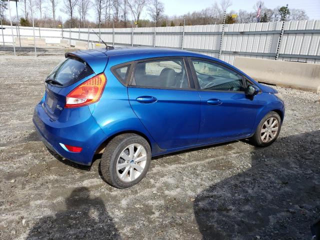 3FADP4EJ0BM147267 - 2011 FORD FIESTA SE BLUE photo 3